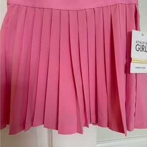Athleta Pink Pleated Skirt